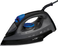 Clatronic DB 3703 Stoomstrijkijzer Zwart, Blauw 1800 W