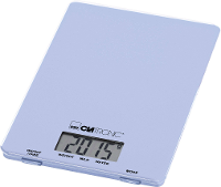 Clatronic KW 3626 LCD Keukenweegschaal Digitaal Weegbereik (max.)=5 Kg Lichtblauw 220 x 150 x 16