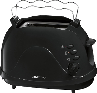 Clatronic TA3565 Broodrooster Met geÃ¯ntegreerde broodopzet Zwart