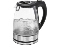 Clatronic WKS 3744 G Waterkoker Aantal/Volume: 1.7 L RVS, Glas