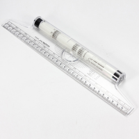 Clear Metric Parallel Multi Purpose Drawing Rolling Ruler