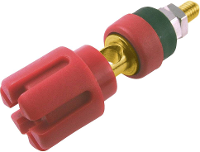 Cliff CL159721A Laboratoriumbus Stift Ø: 4 mm Rood 1 stuk(s)