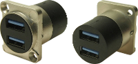 Cliff CP30087 DUAL USB3.0 A A FT METAL CSK Adapter 1 stuk(s)
