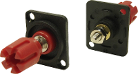 Cliff CP303011 Luidsprekerconnector Rood, Zwart 1 stuk(s)