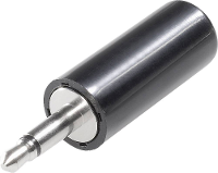 Cliff FC1066A Jackplug 3,5 mm Stekker, recht Aantal polen: 2 Mono Zwart 1 stuk(s)