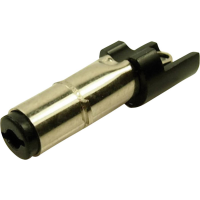 Cliff FC6814775 Laagspannings connector Stekker, recht 5.5 Mm 2.5 Mm 1 stuk(s)