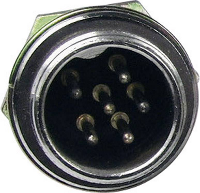 Cliff FC684202 Miniatuur DIN connector Stekker, inbouw verticaal Aantal polen: 2 Zilver 1 stuk(s)