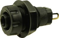 Cliff FCR14461D Laboratoriumbus Bus, inbouw verticaal Stift Ø: 4 mm Rood 1 stuk(s)