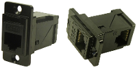 Cliff RAFT BLACKMTL DLSLIM CAT5e CSK CP30751MB Adapter, inbouw Zwart 1 stuk(s)