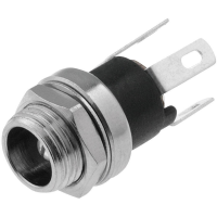 Cliff SCD 026A Laagspannings connector Bus, inbouw verticaal 5.5 Mm 2.5 Mm 1 stuk(s)