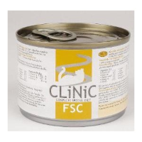 Clinic FSC (blaasgruis) blikvoer kattenvoer 2 trays rund (48 blikjes)
