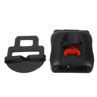 Clip Chin Strap Quick Release Buckle For Motorcycle Helmets Black Red