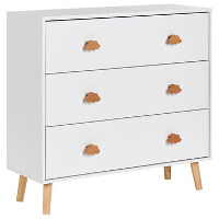 CLOUDY   Commode   Wit/Lichthout   MDF