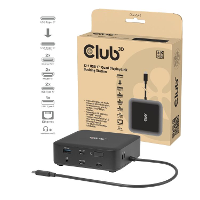 Club 3D 12 1 USB C Quad DisplayLink Dockingstation