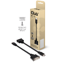 Club3D CAC HMD>DFD HDMI / DVI Adapter [1x HDMI stekker   1x DVI bus 24+5 polig] Zwart 12.00 Cm