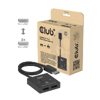 Club 3D DisplayPort 2 in 1 bidirectionele 8K switch displayport switch