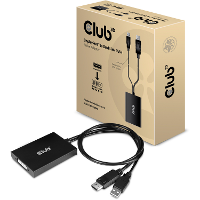Club 3D DisplayPort to Dual Link DVI I Active Adapter