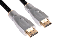 Club3D CAC 1311 HDMI kabel HDMI Aansluitkabel HDMI A stekker, HDMI A stekker 1.00 M Zwart, Zilver 4K UHD, Folie afscherming, UL gecertificeerd, Stekker past op