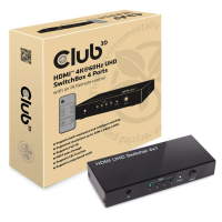 Club3D CSv 1370 HDMI switch 4 poorten 4096 x 2160 Pixel