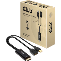 Club 3D HDMI naar DisplayPort actieve adapter