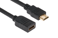 Club3D CAC 1320 HDMI kabel HDMI Verlengkabel HDMI A stekker, HDMI A bus 5.00 M Zwart 4K UHD