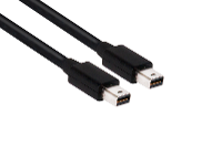 Club3D CAC 1164 DisplayPort kabel Mini displayport Aansluitkabel Mini DisplayPort stekker, Mini DisplayPort stekker 2.00 M Zwart 8K UHD