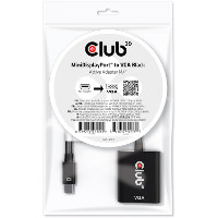 Club 3D Mini DisplayPort naar VGA actieve adapter