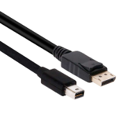 Club3D CAC 2163 DisplayPort kabel Mini displayport / DisplayPort Adapterkabel Mini DisplayPort stekker, DisplayPort stekker 2.00 M Zwart Vlambestendig