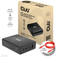 Club 3D Travel Charger 132W GAN technology oplader