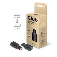Club3D USB 3.2 Gen 1 (USB 3.0) Adapter [1x USB C stekker   1x USB 3.2 Gen 1 bus A (USB 3.0)] 186679