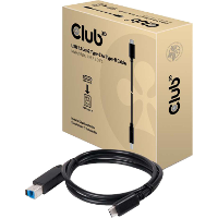 Club 3D USB C 3.2 Gen 2 naar USB B kabel