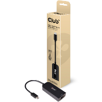 Club 3D USB C 3.2 Gen 1 naar 2.5Gb LAN Ethernet adapter