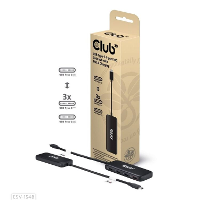 Club 3D USB C 4 poorts 10G datahub met PD3.0 Usb hub