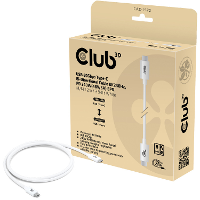 Club 3D USB C 80Gbps Certified 240W 8k 240Hz kabel