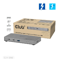 Club 3D 5 1 Thunderbolt 5 Hub Triple video dockingstation