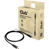 Club3D CAC 1165 DisplayPort kabel DisplayPort Aansluitkabel USB C stekker 1 m Zwart 4K UHD