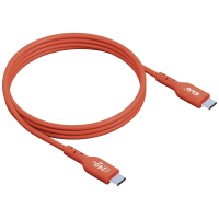 Club3D CAC 1511 USB C kabel USB 2.0 USB C stekker 1.00 M Oranje