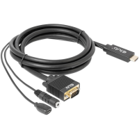Club3D CAC 1712 HDMI kabel HDMI / Jackplug / USB micro B / VGA Adapterkabel HDMI A stekker, Jackplug bus 3,5 mm, USB micro B bus, VGA stekker 15 polig 2.00 M