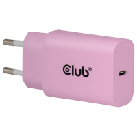 Club3D CAC 3021 USB oplader 30 W USB C stekker USB PD 3.0 Pink Binnen