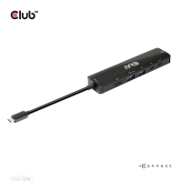 Club3D Club3D USB 6 in1 HUB USB C   HDMI/2xUSB/ USB C dockingstation Geschikt voor merk (dockingstation): Universeel