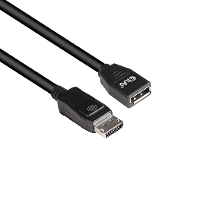 Club3D CAC 1022 DisplayPort kabel DisplayPort Verlengkabel DisplayPort stekker, DisplayPort bus 2.00 M Zwart