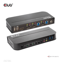 Club3D KVM Switch 4K60Hz KVM switch HDMI Afstandsbediening 4096 x 2160 Pixel
