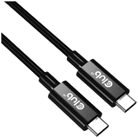 Club3D USB C kabel USB 4.0 USB C stekker 3.00 M Zwart CAC 1579