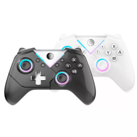 CM 617 Draadloze Bluetooth gamecontroller met Hall sensor joystick, antistofdrift, RGB verlichting, bewegingsbesturing,