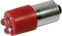 CML 18620350 LED signaallamp Rood BA9s 24 V/DC, 24 V/AC 400 mcd