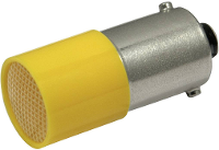CML 18824122 LED signaallamp Geel BA9s 110 V/DC, 110 V/AC 0.4 Lm