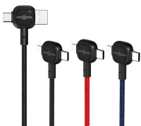 CN 241 66W USB A/Type C naar Type C/iP kabel Snelle oplaad  en gegevensoverdracht Koperen kernlijn 1,2M lang voor iPhone