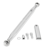 Cnc Deep Cut Gear Shift Linkage Chrome For Harley Softail Dyna Road Glide 86 17