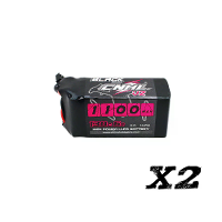 CNHL Black Series 22,2V 1100mAh 130C 6S LiPo batterij XT60 plug voor QAV180/210 QAV250 RC drone FPV races