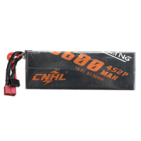 CNHL Racing Series 14.8V 5600mAh 120C 4S LiPo batterij met T Deans stekker voor RC auto